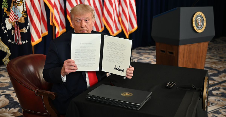The 4 Executive Orders Trump Signed for Economic Relief