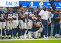 First Cowboys Player Ever Kneels at the National Anthem