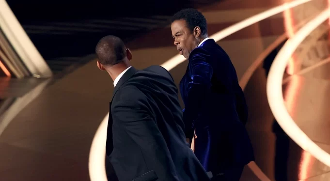 Will Smith Struck Chris Rock on stage at the Oscars