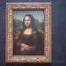 A Man Dressed As Old Lady Throws Cake At  The Mona Lisa Painting